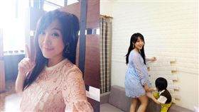 佩佩,雙胞胎,懷孕（合成圖／翻攝自佩佩臉書）