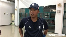 陳勤宗在測試會敲全壘打（圖／記者陳怡汝攝影）