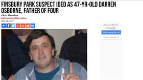 英國,倫敦,衝撞,穆斯林,清真寺,歐斯本,Darren Osborne(推特 https://twitter.com/search?q=Darren%20Osborne&src=typd)