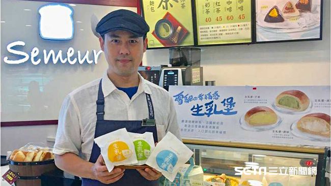 爆餡冰生乳捲　口感像冰淇淋又像慕斯