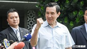 國民黨黨主席選舉，馬英九前往強恕中學投票 圖／記者林敬旻攝