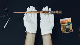 Adobe提供 愛德華·孟克　畫筆　Photoshop　吶喊