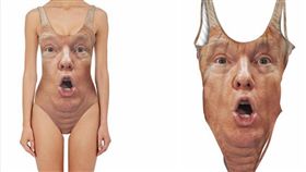 夏天,海灘,泳衣,美國,川普,川普嚇一跳,Shocked Trump(https://www.belovedshirts.com/collections/theme-trump)