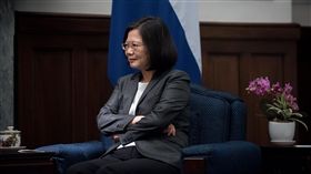 蔡英文總統接見「宏都拉斯共和國第一副總統阿瓦雷斯訪問團」。（總統府提供）