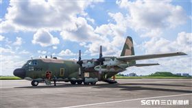 C-130運輸機 圖／記者林敬旻攝