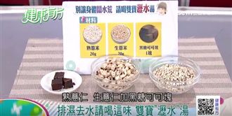 別讓身體鬧水荒　請喝雙寶「瀝水」湯
