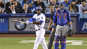 ▲道奇Puig與大都會補手d'Arnaud。（圖／美聯社／達志影像）