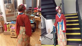 徐嬌,cosplay,穿越（合成圖／翻攝自徐嬌微博）