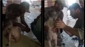 伊拉克,IS,男嬰,戰場 圖／翻攝自YouTube