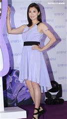 逆齡女神賈靜雯生完Bo妞後復出首場記者會，公開私密健康、招招要緊，產後神開機。（記者邱榮吉/攝影）