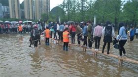 華北,下雨,航班
圖／翻攝自中新網