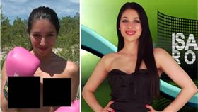 18禁,裸體新聞,裸體,拳擊,打拳,沙灘,海灘,播報,播新聞,主播