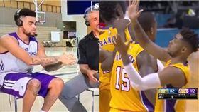邊緣人,人緣,D'Angelo Russell,湖人隊,籃網隊,Nick Young　圖／翻攝自theScore