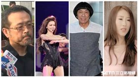 謝金燕,豬哥亮,謝順福,謝金晶（合成圖／記者邱榮吉攝影、資料照）