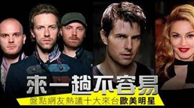 來一趟不容易阿湯哥來了四次！盤點網友熱議十大來台歐美明星！
(Images Source: img1 、 img 、 yimg 、 novagente)