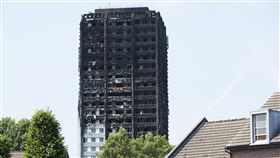 倫敦Grenfell Tower大樓大火＿美聯社／達志影像