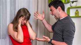 吵架、情侶、爭吵、夫妻／達志影像／美聯社