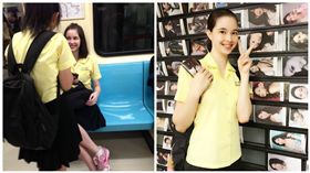 捷運遇景美正妹　害他陶醉坐過站了
圖/翻攝自爆廢公社、金凱德臉書