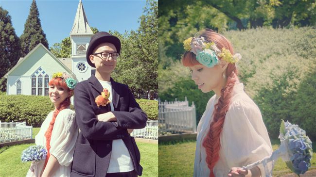 許哲珮帶球嫁！與老公相識20年完婚