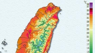 大武飆38.2℃　刷新今年高溫紀錄