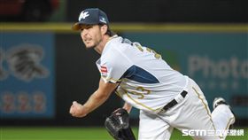 lamigo道恩斯。（資料照／記者林敬旻攝）