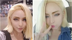 正妹,美女,動漫,七龍珠,模特兒,Cosplay,18號,美國