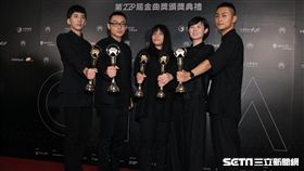 金曲28，最佳樂團 草東沒有派對（圖／記者邱榮吉攝影）