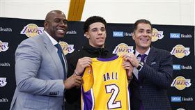 ▲Lonzo Ball。（圖／美聯社／達志影像）