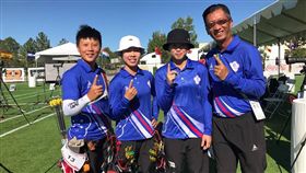 世界盃射箭賽，中隊隊，女子團體（圖／翻攝自中華民國射箭協會臉書）
