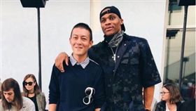 陳冠希合影NBA巨星威少。（圖／翻攝自陳冠希IG）