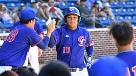 范國宸陽春彈幫助中華隊首開紀錄。（圖／棒協提供）