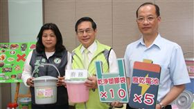 嘉義市,涂醒哲,垃圾分類,回收,廚餘
圖／中央社