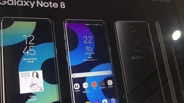 Note 8實機曝光　售價史上新高