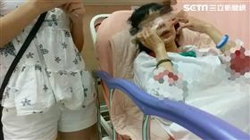 遊民重拳傷人？女民眾：頭茫掉血噴出。