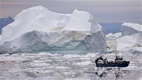 格陵蘭,冰山,融冰,海平面,暖化
圖／美聯社／達志影像