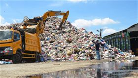 斗六垃圾堆4樓高、垃圾、垃圾場／中央社