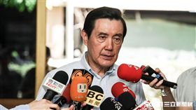 前總統馬英九出席捐血活動 圖／記者林敬旻攝