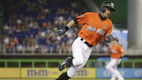 ▲邁阿密馬林魚43歲老將鈴木一朗繼續奮戰。（圖／美聯社／達志影像）