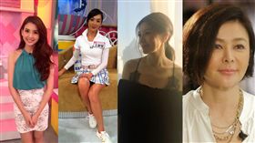 關之琳,賈靜雯,韋汝,王靜瑩,豪門女星（圖／翻攝自賈靜雯、王靜瑩、韋汝臉書及魯豫有約微博）