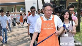 柯文哲28日下午出席動物友善城市行動計劃記者會ｗｉｔｈ市議員許淑華　北市府提供