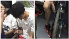 四川成都「手遊哥」淡定出手幫助地鐵身障男，原來他是名叫吳松的輔警。（圖／翻攝自成都地鐵微博）