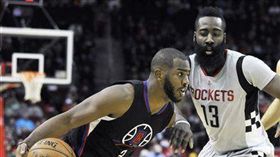 Chris Paul,快艇隊,火箭隊,Patrick Beverley,Lou Williams,Sam Dekker　圖／美聯社／達志影像