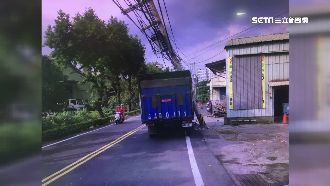 貨車煞車失靈撞電線杆　6百戶慘停電