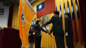 國防部參謀本部資通電軍指揮部成軍典禮，蔡英文。（總統府提供）