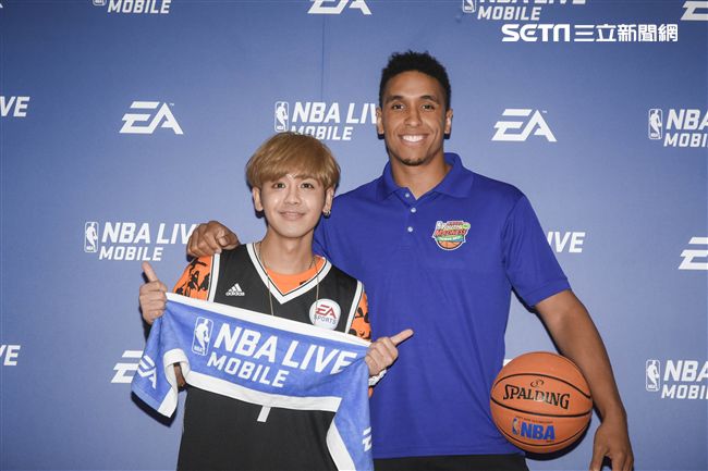 Malcolm Brogdon訪台出席公開活動。（圖／記者林敬旻攝）