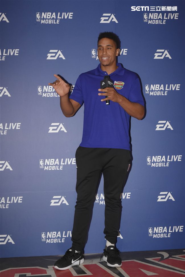 Malcolm Brogdon訪台出席公開活動。（圖／記者林敬旻攝）