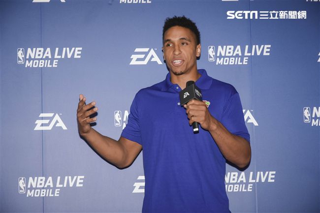 Malcolm Brogdon訪台出席公開活動。（圖／記者林敬旻攝）