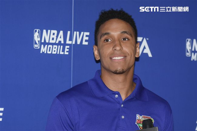 Malcolm Brogdon訪台出席公開活動。（圖／記者林敬旻攝）