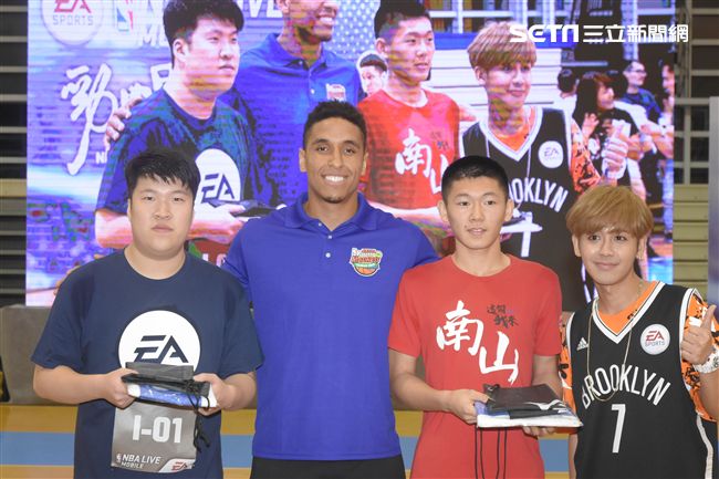 Malcolm Brogdon訪台出席公開活動。（圖／記者林敬旻攝）