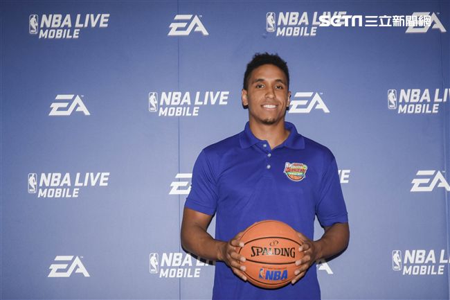 Malcolm Brogdon訪台出席公開活動。（圖／記者林敬旻攝）